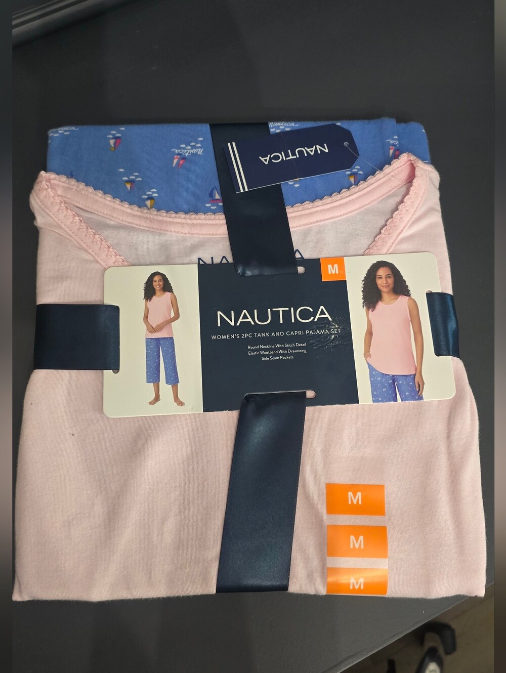 NWT Nautica Womens Tank and Capri Pajama Set